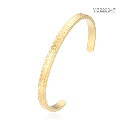 Bracciale personalizzato in acciaio inossidabile Mobius Bracciale con anello in oro Regalo per la festa della mamma