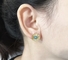 l'oro 18K ha placcato gli orecchini blu del regalo di Daisy Ear Stud For Women del turchese del sintetico dei gioielli di acciaio inossidabile