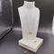 Nuovo arrivo di tendenza High Polish Nuovo oro colore in acciaio inossidabile orecchino, collana, braccialetto set per donna
