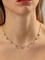 Collane turchesi a strati con gioielli in oro CZ da donna in acciaio inossidabile