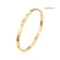 Bling Diamonds Light Luxury Gold Bangle Design indipendente SS316l Bracciale in oro