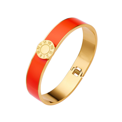 Regali di compleanno trasversali ovali di San Valentino di Roman Numerals With Diamond Ladies dei braccialetti dell'OEM