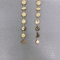 Collana lunga e orecchino con simbolo magico in oro 14k su gioielli in acciaio inossidabile