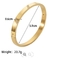 l'oro 14K ha placcato il braccialetto del tennis della CZ per le donne Emerald Cut Simulated Diamond Bangle classico