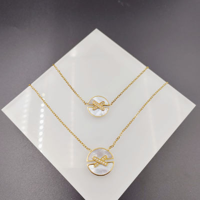 Nuovo arrivo linee di tendenza Nuovo colore oro orecchino in acciaio inossidabile, collana, bracciale set per donna